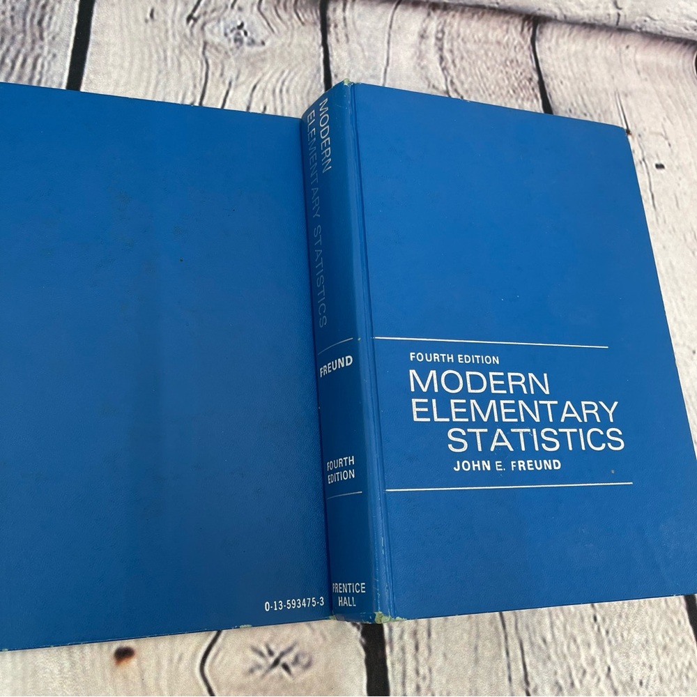 Textbook Modern Elementary Statistics hard bound by John E. Freund - Picture 3 of 6
